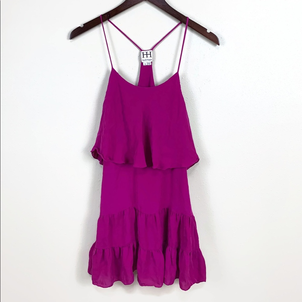 Haute Hippie Fuchsia Silk Cami | S